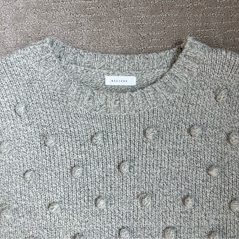 All:Row Chunky Knit Pom Pom Sweater - Picture 6 of 12